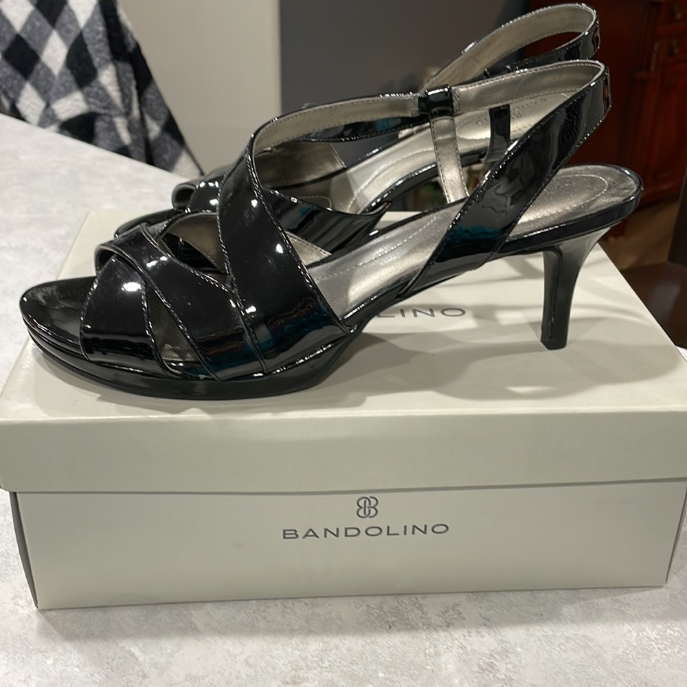 Bandolino Kenosha3 Black Size 11M Slingback Heels